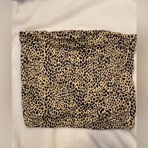 American Eagle cheetah bandeau top